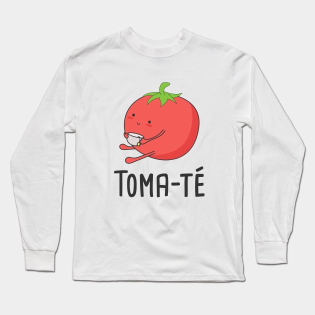 Tomate Spanish Pun Long Sleeve T-Shirt by Soncamrisas